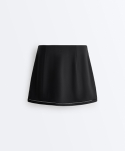 Oysho Юбка Comfortlux с перекрестным швом, черный