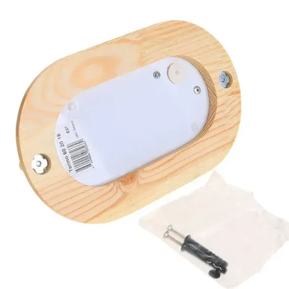 Светильник банный ITALMAC Termo 100 20 18 овальный большой IP54 +130 градусов береза 32705