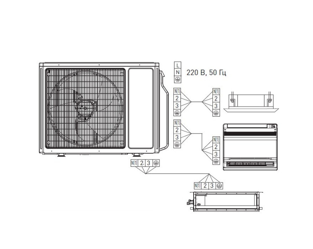 Наружный блок Tosot T24H-FMA/O inverter