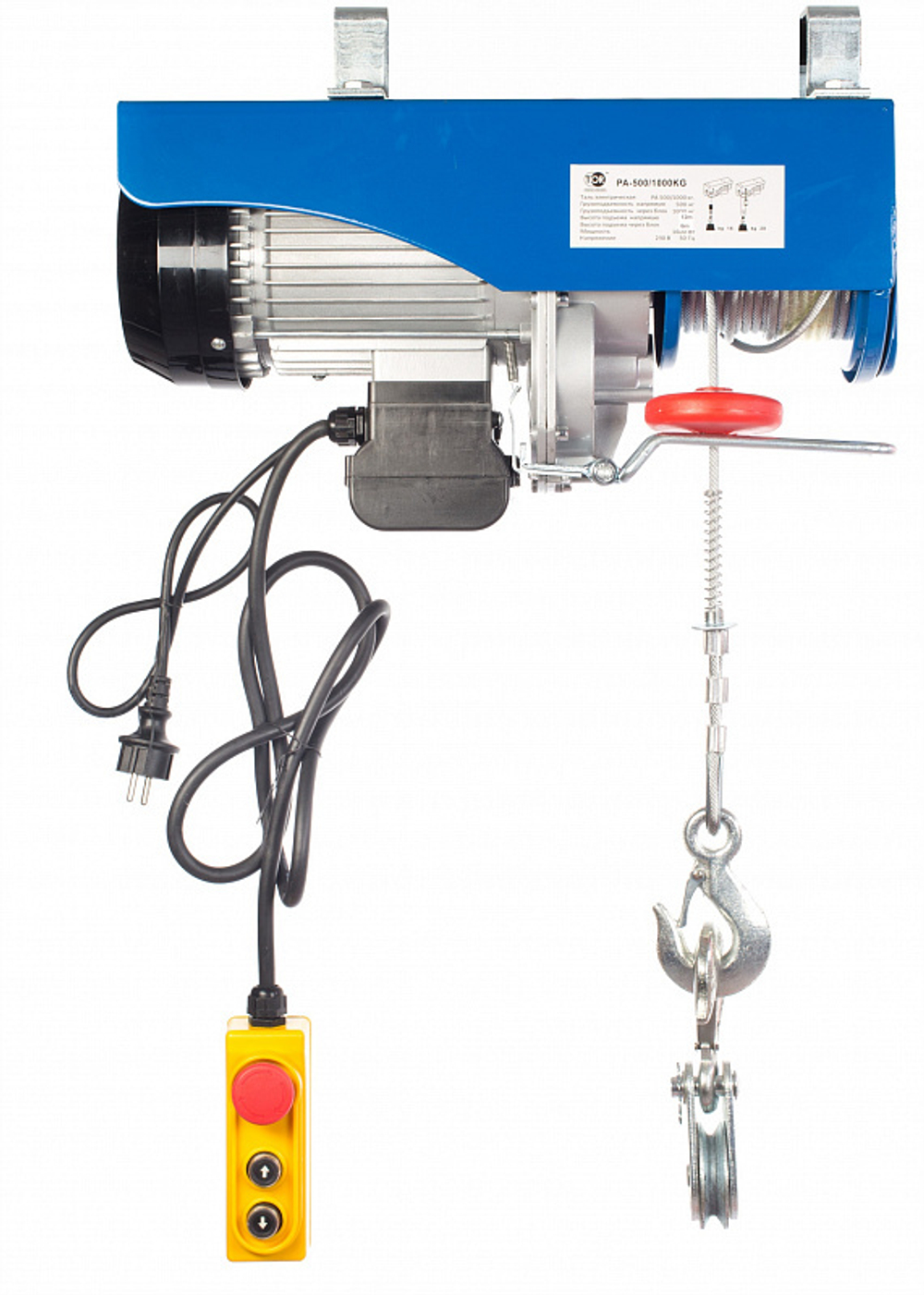 Электрическая таль TOR PA-500/1000 20/10 м (1101001)
