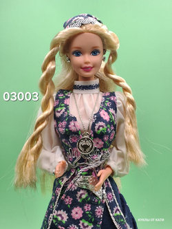 Кукла Barbie Norwegian 1995г (Барби Норвегия) из коллекции "Куклы Мира".03003
