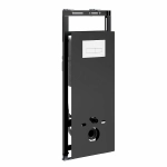 Инсталляция для унитаза WasserKraft Salm 27TLT.010.ME.BL.WM03 черная панель/кнопка белая матовая