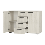 Комод Стандарт №2 NEW дуб крафт белый