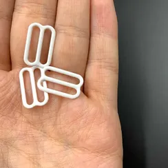 Регулятор для бретели белый матовый 15 мм (цв. 001), Arta-F