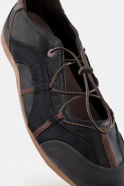 ZARA СПОРТИВНЫЕ БАЛЕТКИ С ЭЛАСТИЧНЫМИ РЕМЕШКАМИ, ЧЕРНЫЙ