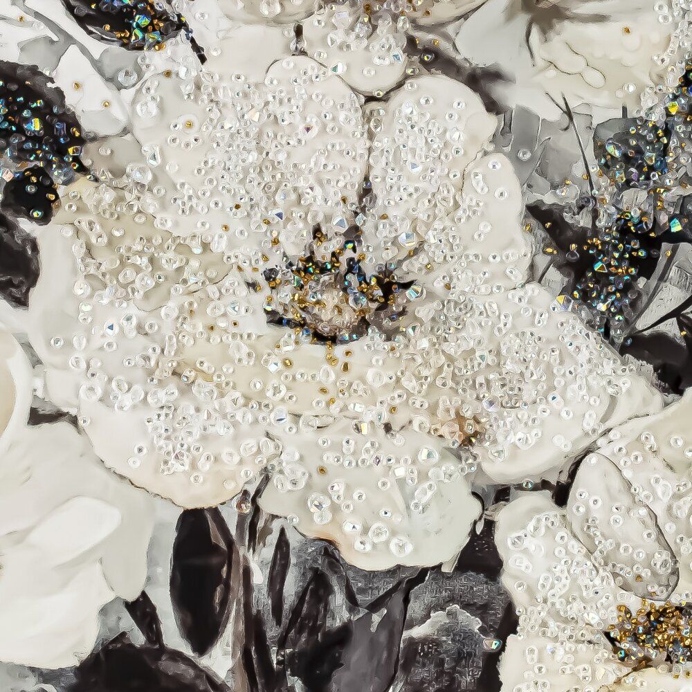 GAEM Панно с кристальным декором, L89 W3 H69 см