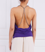 Топ MAGLIA Patrizia Pepe - фиолетовый(2M4308 J113)