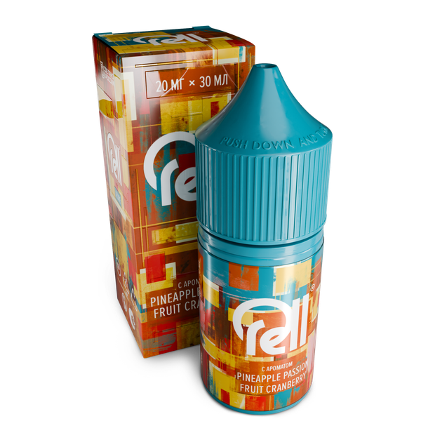 Купить Жидкость Rell Azure Salt 30 мл - Pineapple Passion Fruit Cranberry (20 мг)