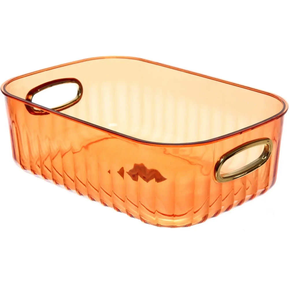 Контейнер для хранения «ЛАМИНГТОН», цвет охра, 26*12*9,8см