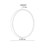 Потолочный светодиодный светильник Sonex MAVIC 7743/ELN