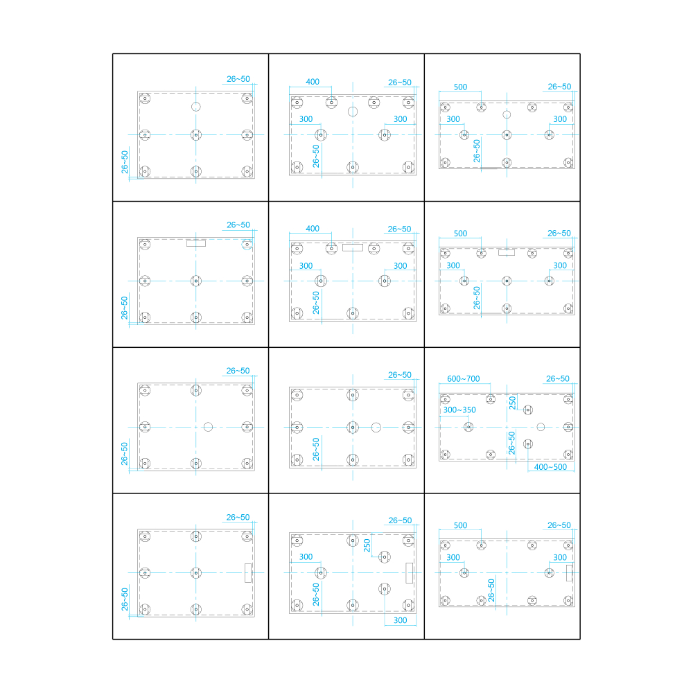 Ножки для поддона RGW N-01 (08)