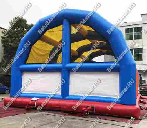 Коммерческий надувной батут "Сказочный комплекс" с крышей 2, 12,8*8*6 м