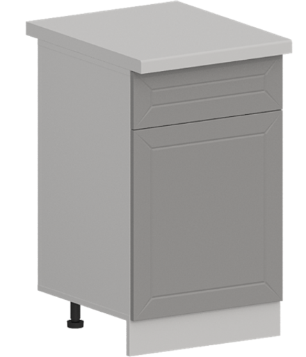 Кухня Модуль ШН1Я 500 Белый / Лайт Грей