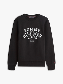 Свитшот Tommy Hilfiger Arch Logo Flex Fleece Black