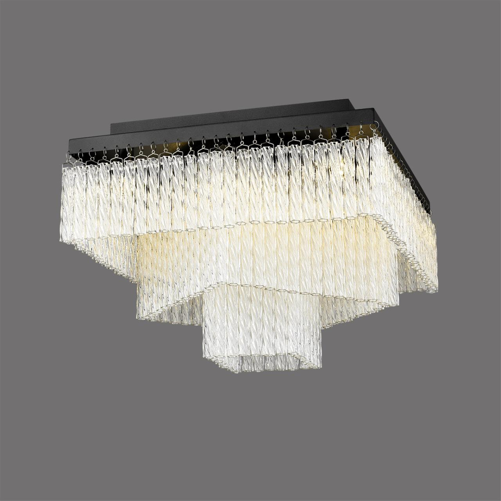 6576/11CS CLASSI LN24 000 черный/прозрачный/металл/стекло Люстра потолочная G9 11*20W 220V SPIRALS