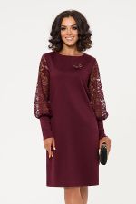 Платье Жозефина(46-56) Serenada винный (Акция)