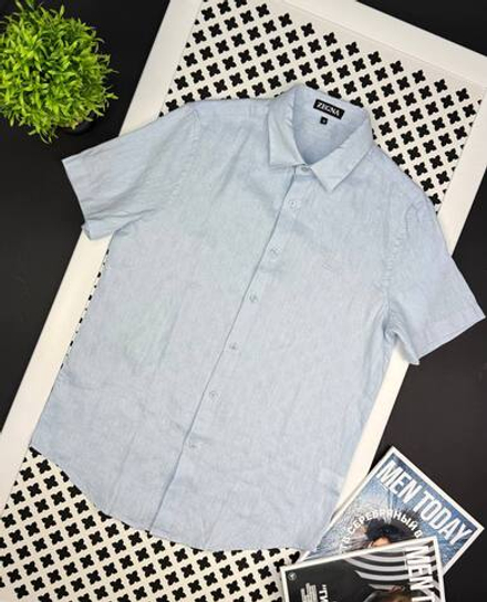 Льняная рубашка Zegna