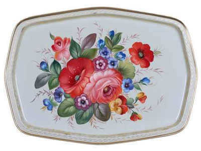 Zhostovo metal tray A18D180526132