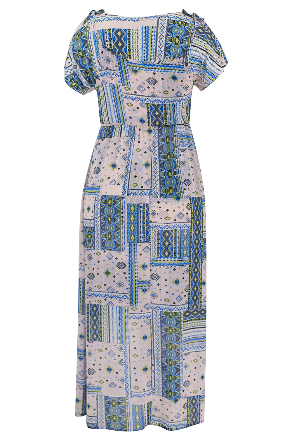 Платье женское 1879оп, син.орнамент #172СО051879оп