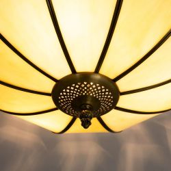 Citilux Шербург-1 CL440141 Люстра витражная потолочная Бронза