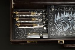 Подарочный набор для пикника в кейсе "Престиж"