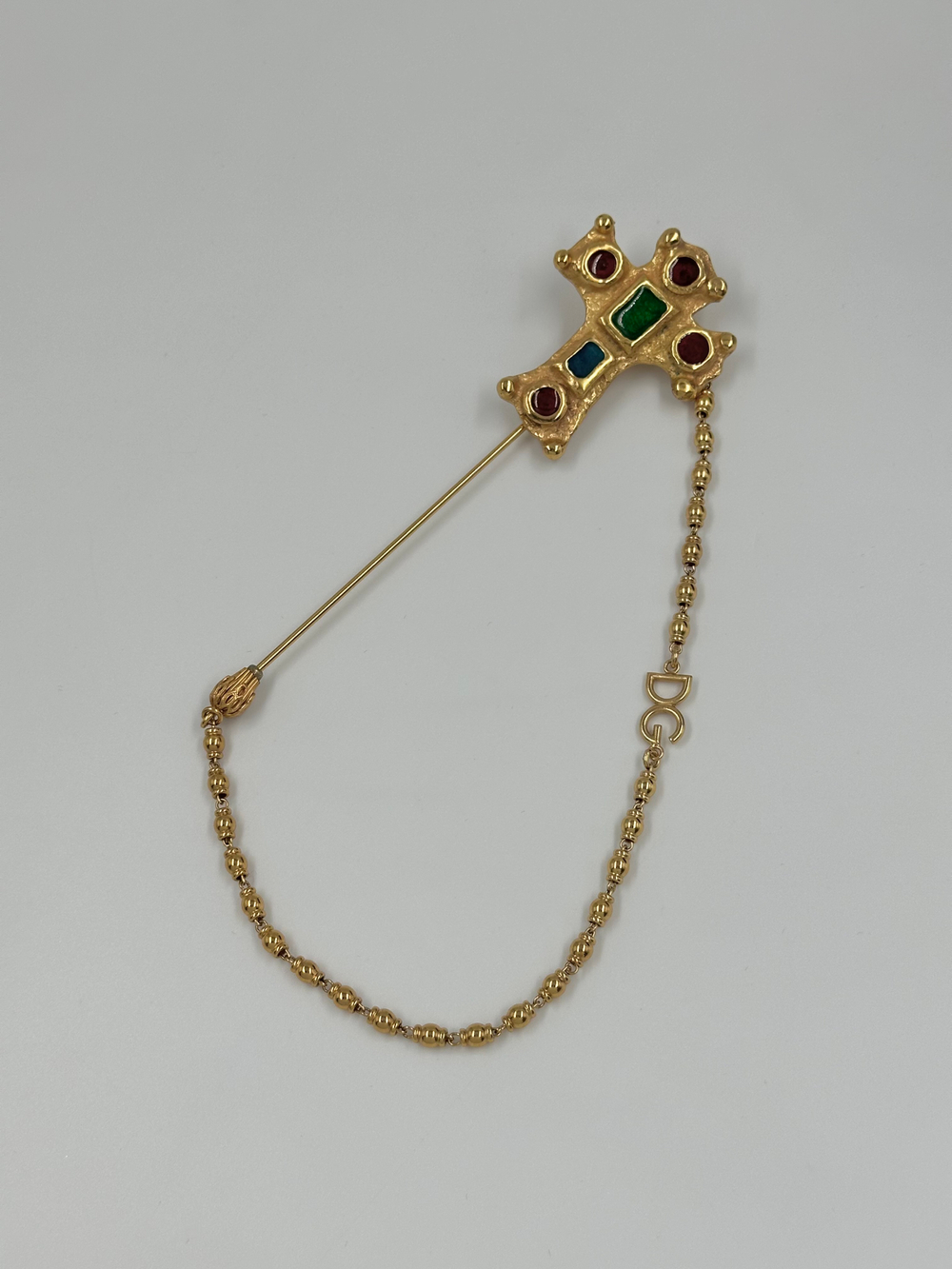 Брошь булавка Крест Dolce & Gabbana