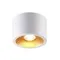 6668/1CL HIGHTECH ODL19 337 белый с золотым фольг-м Потолочной накладной светильник LED GU10 1*7W 220V GLASGOW (вместо 3877/1CL)