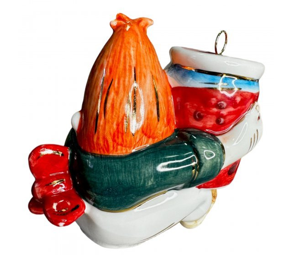 Ёлочная игрушка "Карлсон" (Лефортовский фарфор)