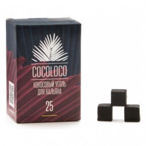 Уголь Cocoloco 25мм (1кг) (уп.20кг)