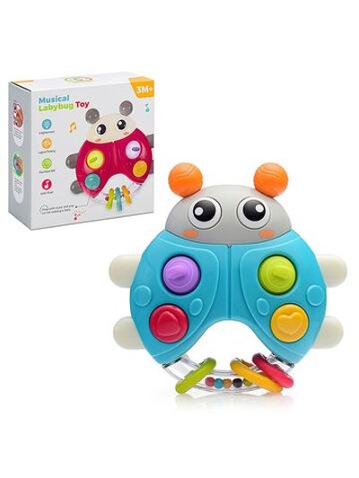 Игрушка развивающая-погремушка Веселый жук (G310)