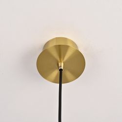 Подвесной светильник RAFFIN Gold/Transparent