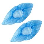 Бахилы КОМПЛЕКТ 100 штук (50 пар) в упаковке, ПРОЧНЫЕ, 39х15 см, 4 г, ПНД, LAIMA, 103425