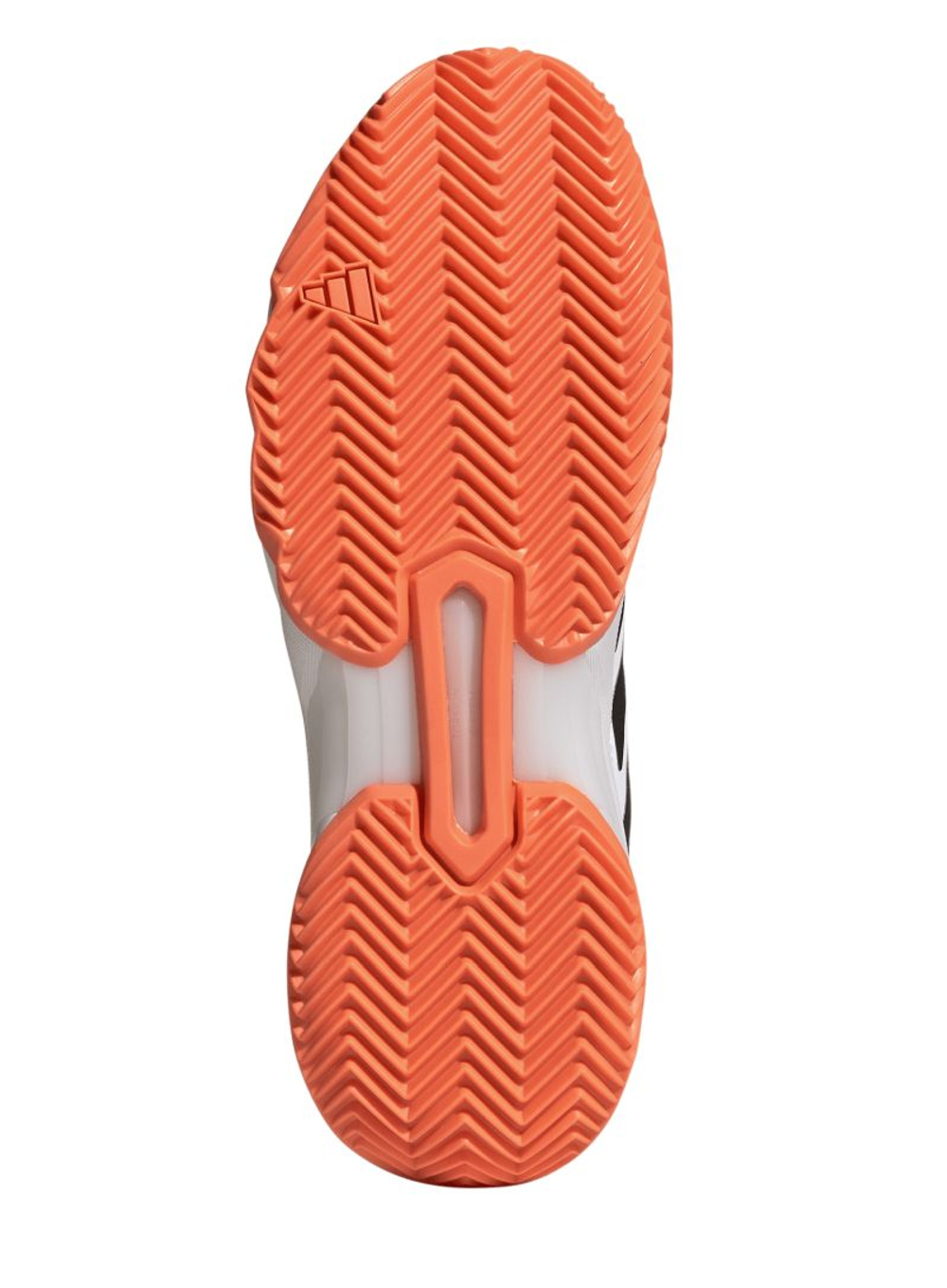 Мужские теннисные кроссовки Adidas CourtJam Control 3 M Clay - cloud white/core black/lucid orange