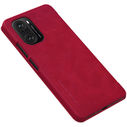 Кожаный чехол-книжка Nillkin Leather Qin для Xiaomi Poco F3  / Redmi K40 (Pro)