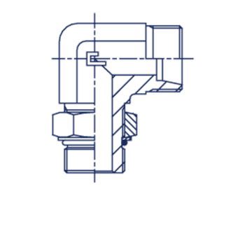 Штуцер FRA90 DL10 UNF 9/16 (корпус)