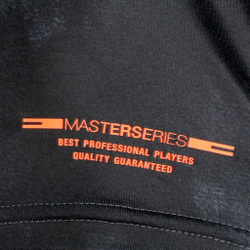 Мужское теннисное поло Bullpadel Molla Polo Men - Black, Orange