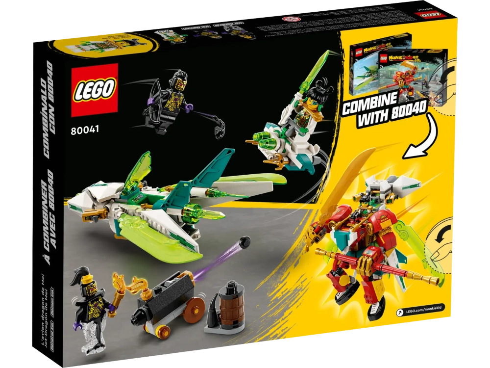 Конструктор LEGO Monkie Kid 80041 Реактивный самолет "Дракон" Мэй