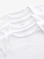 Боди с коротким рукавом для малышей Next N44-472, 3 шт., Белый