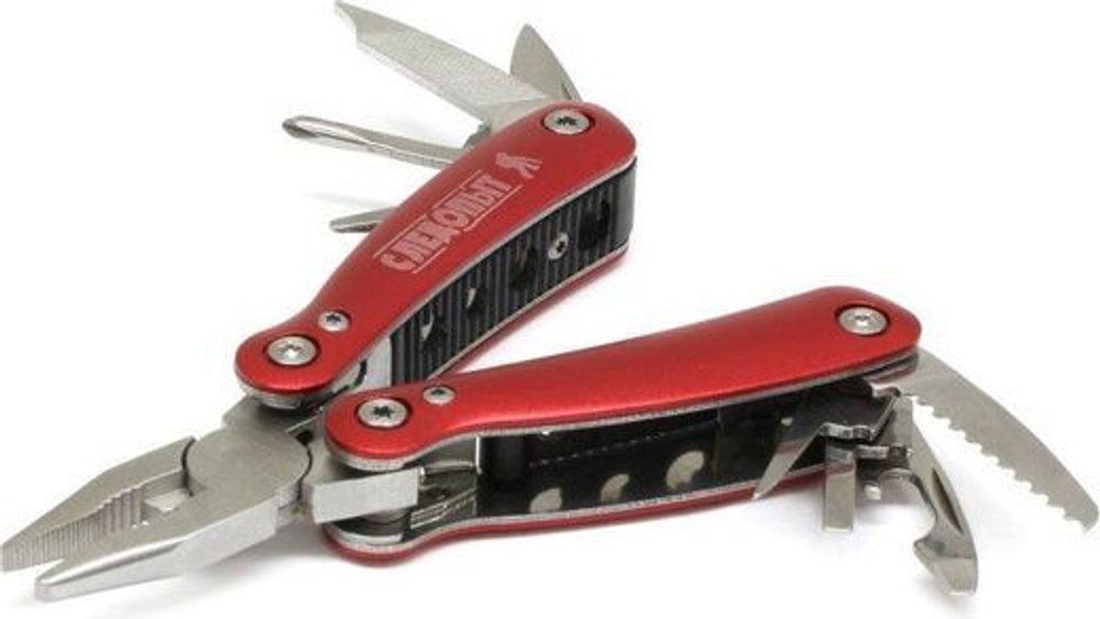 Мультитул (плоскогубцы) "СЛЕДОПЫТ", 72х33х16 мм, 9 предметов