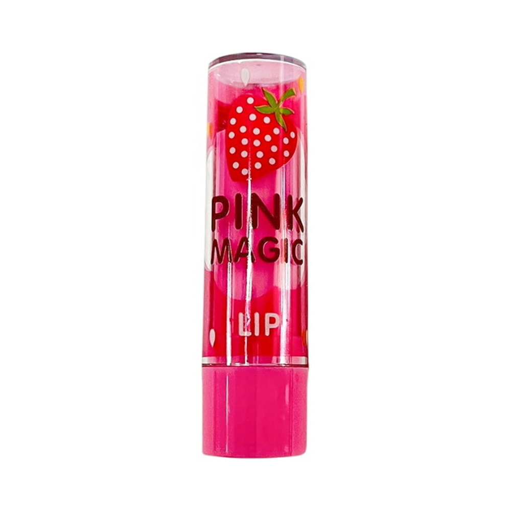 Бальзам для губ Клубничный Cavier Pink Magic Lip, 2,8 гр.