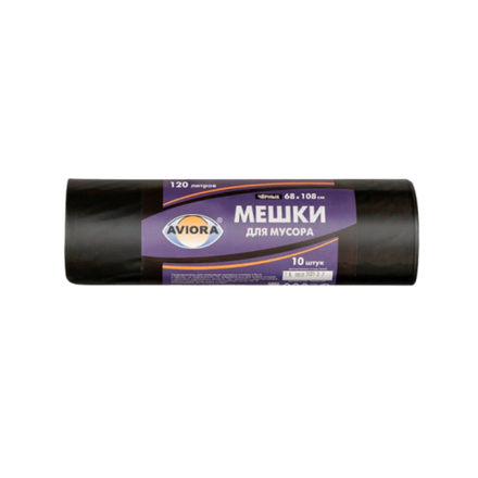Мешок мусорный 120л AVIORA 68/108 (1/35)