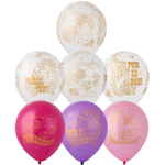 Шар латексный 30см С ДР! Единорог (Ассорти)