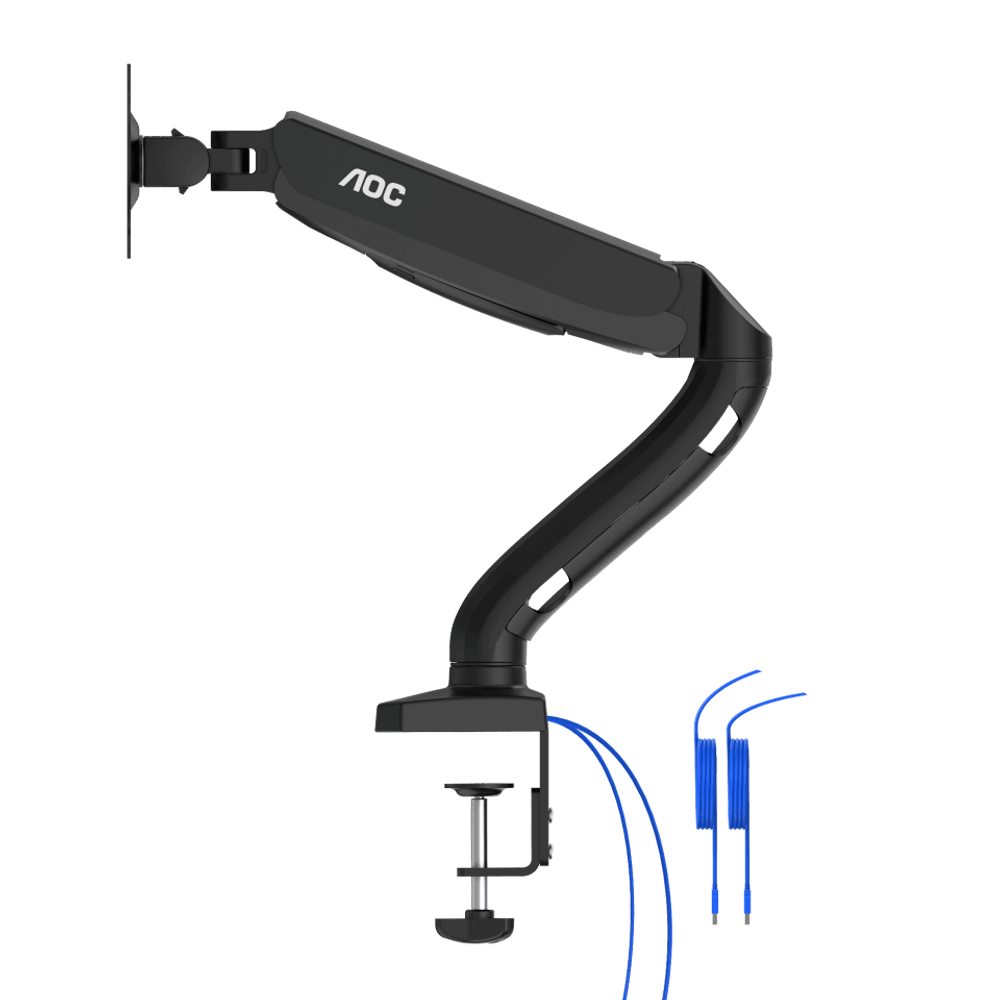 Крепление для мониторов AOC, диаг. экр. от 13'' до 31,5'', 2-9 кг. USB-hub AS110DX