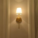 Настенный светильник MT8865-1WL brass