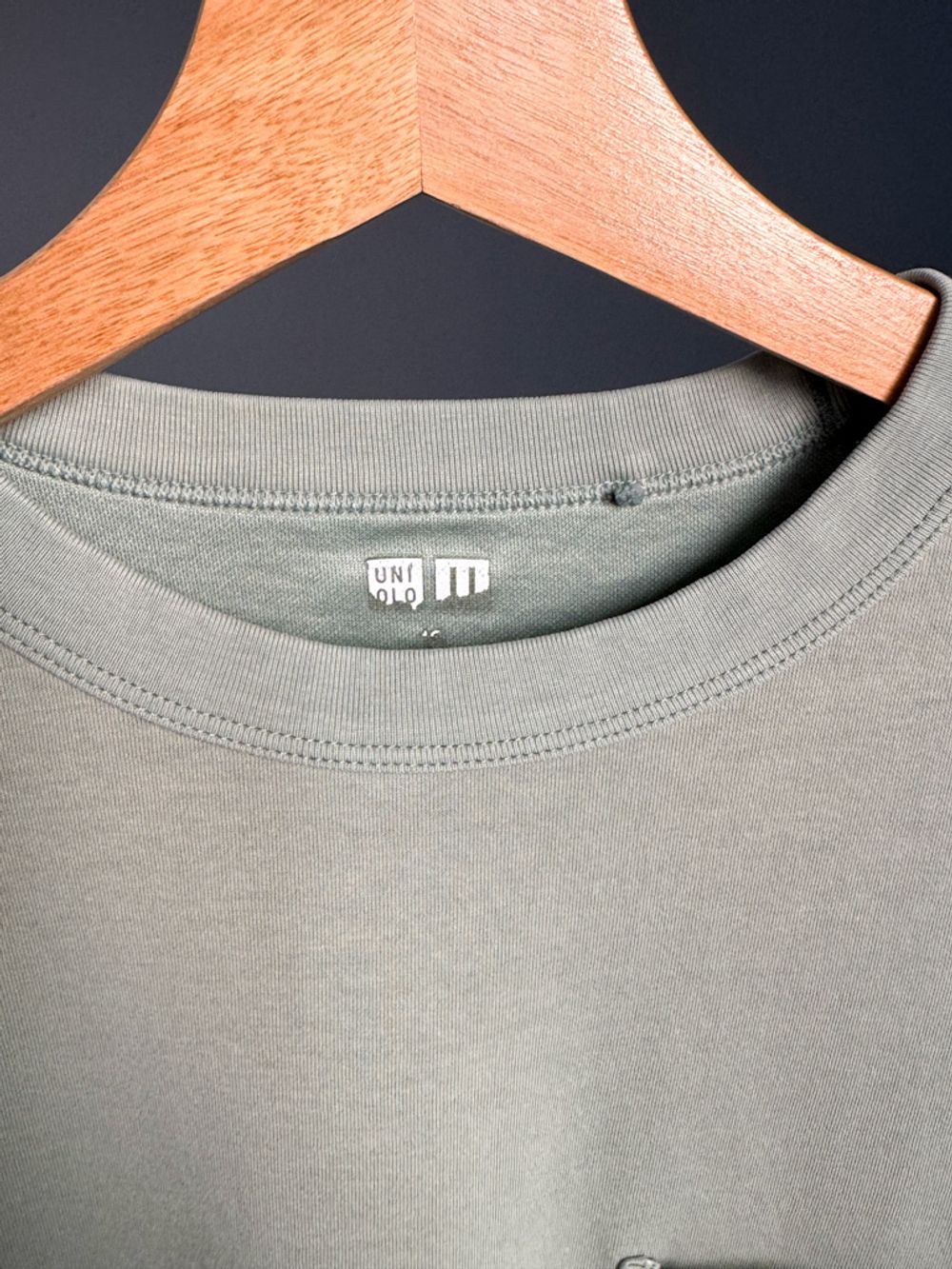 Хлопковая футболка Uni Qlo, 152