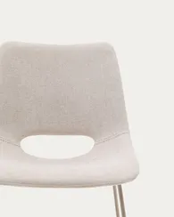 Стул Zahara бежевый с бежевыми ножками