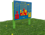 Уличный игровой развивающий модуль 4 в ряд