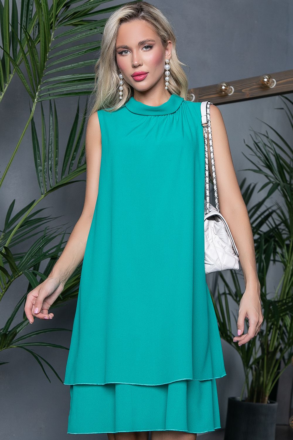 Платье "Лето" (малахит) Elza (Акция)
