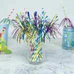 Трубочка для коктейля «Лето», 24 см, d-6 мм (набор 20 шт), микс