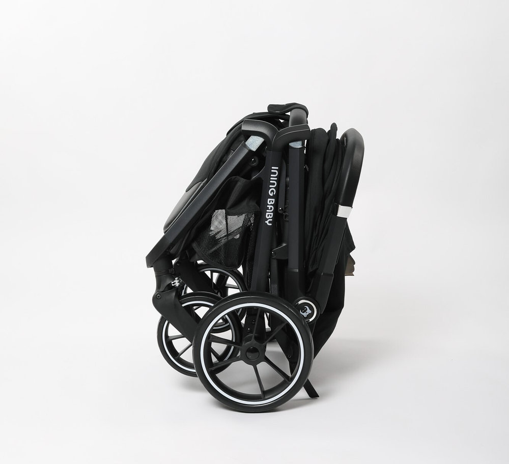 Прогулочная коляска Ining Baby KR336 (ф-я автоскладования, black)